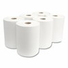 Morcon Paper Hardwound Paper Towel, 1 Ply, Continuous Roll Sheets, 800 ft, White, 6 PK W106